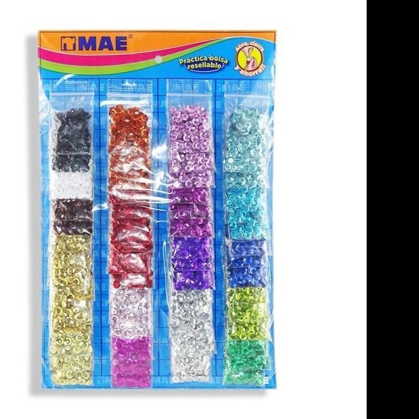 LENTEJUELA GRANDE BLISTER C60 PZAS MAE MLG-BL60S C.54